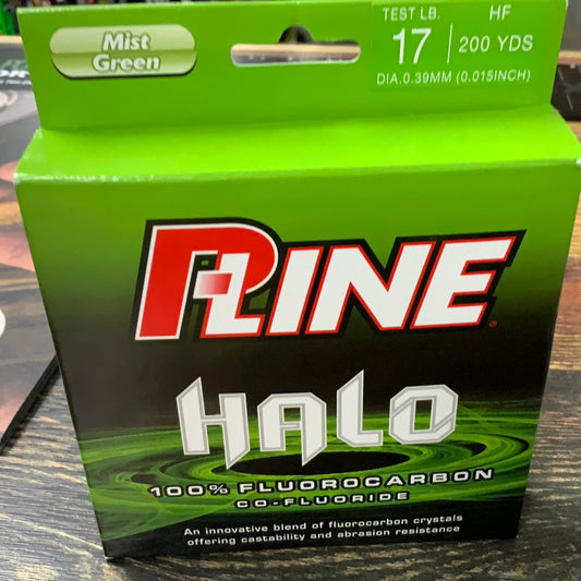P LINE HALO Fluoro 17 lb. 200 yd - Mist Green