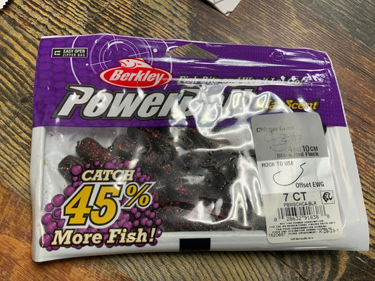 Berkley PB max Chigger Craw 4" Black Red