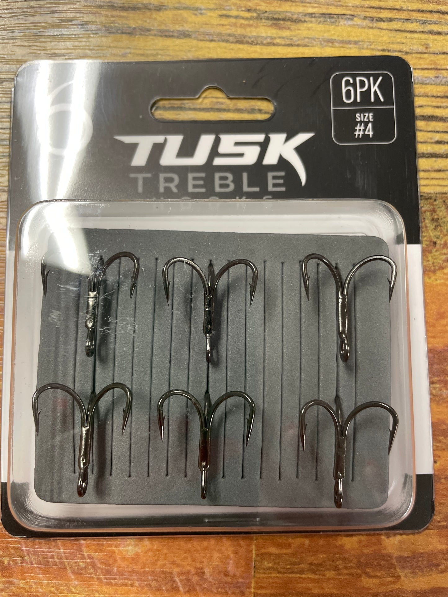6th Sense Tusk Treble Hooks #4    6 Pack