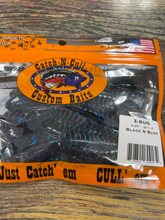 Catch-N-Cull Custom Baits Z-Bug Black/Blue