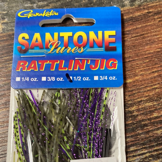 Santone Rattlin jig 1/2oz Mexican Heather