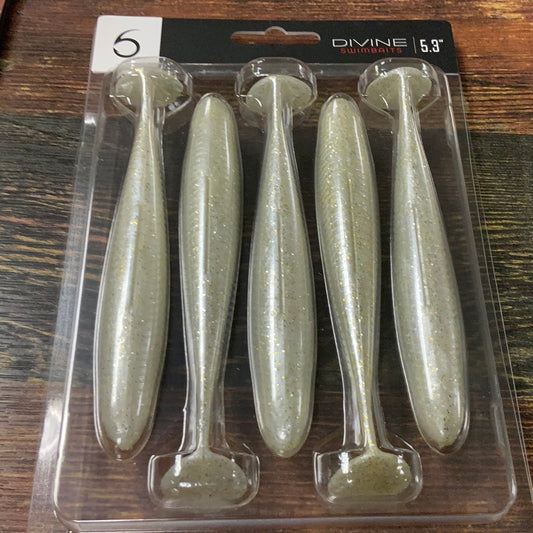 6th Sense Divine Swimbaits 5.3" Platinum Pearl