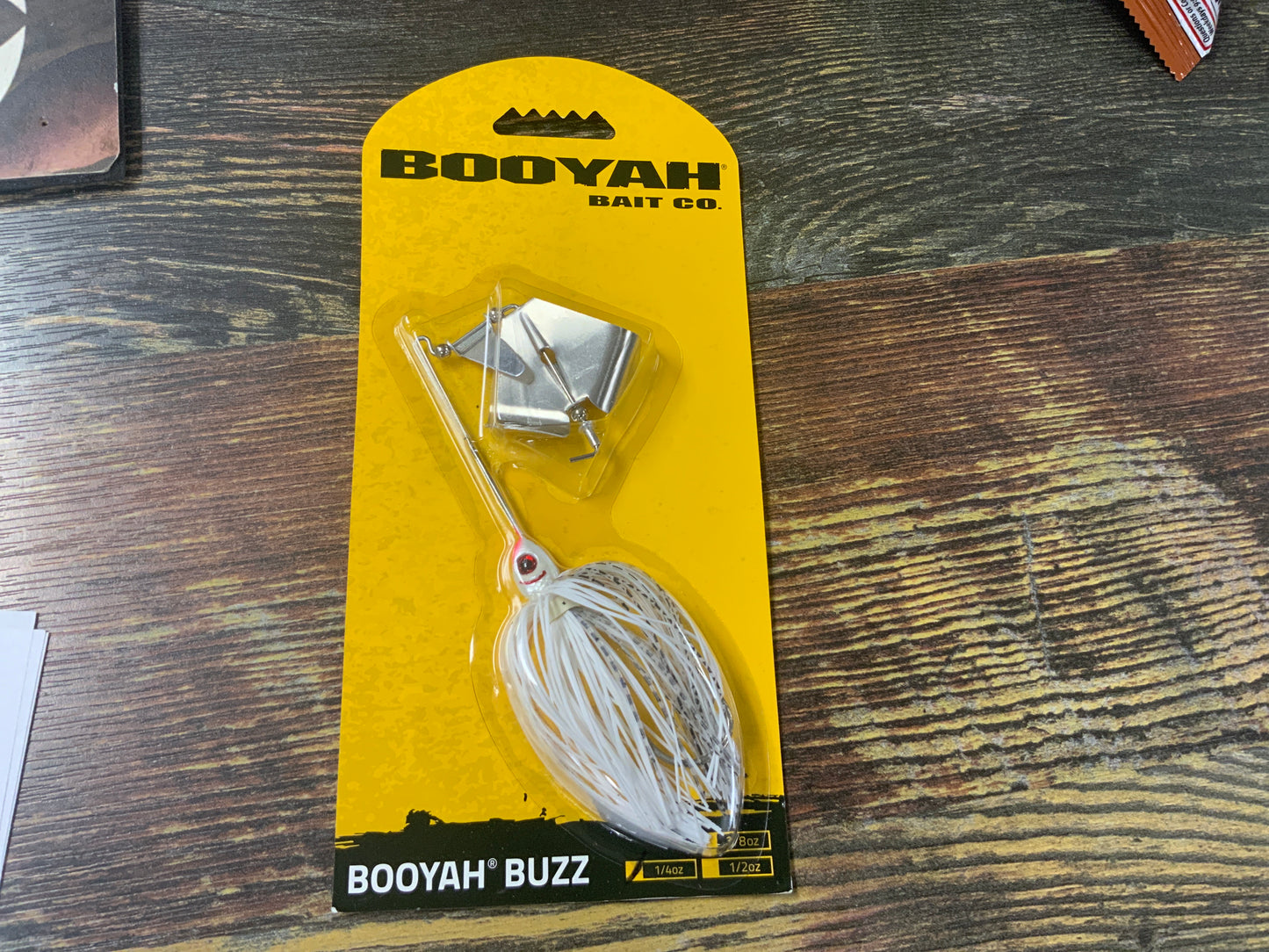 BOOYAH  Buzz Bait 1/4 oz. Pearl White