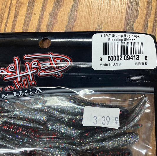 Bone Head Stump Bug 1-3/4" Bleeding Shiner