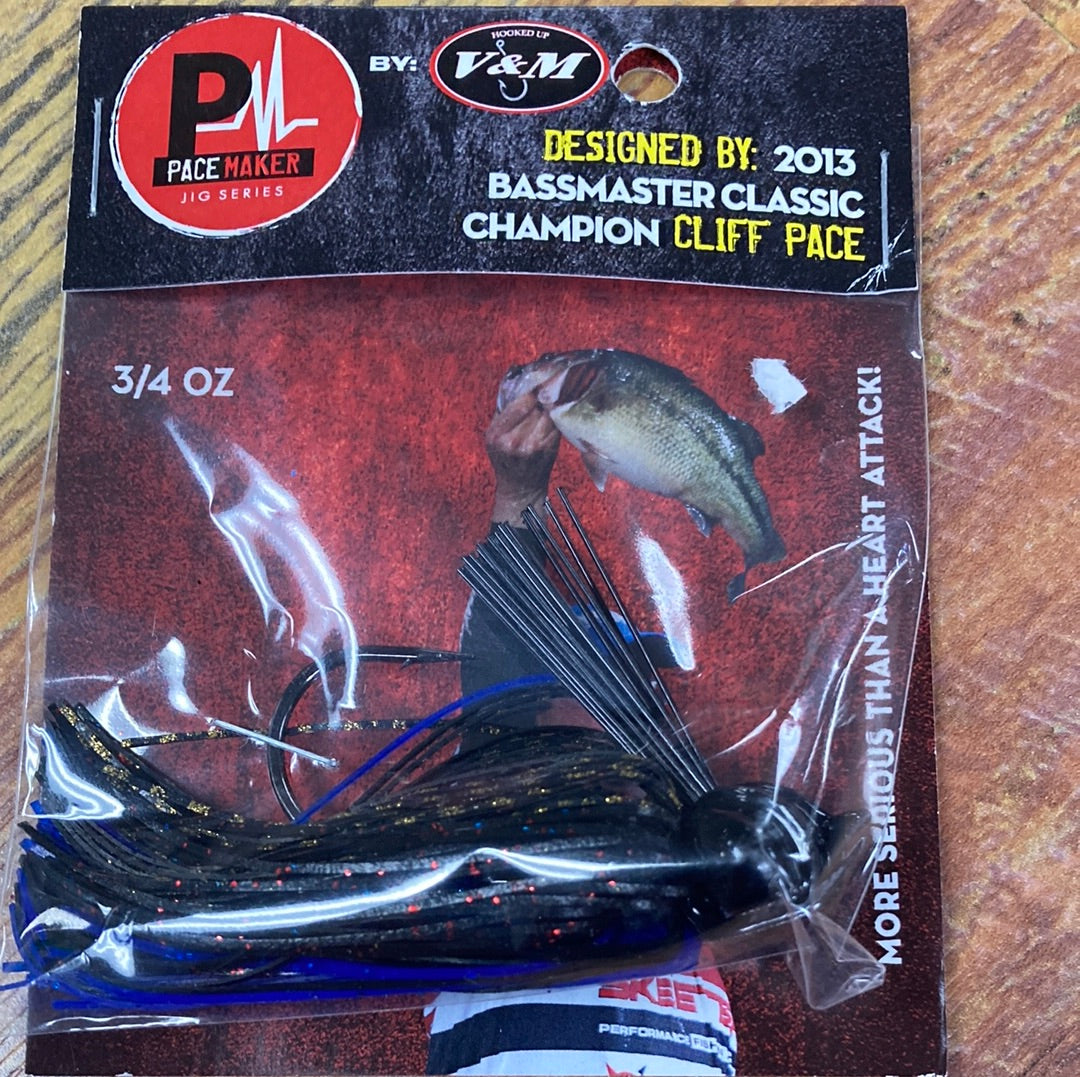 V&M Flatline Football Jig 3/4 oz. Sneaky Snake