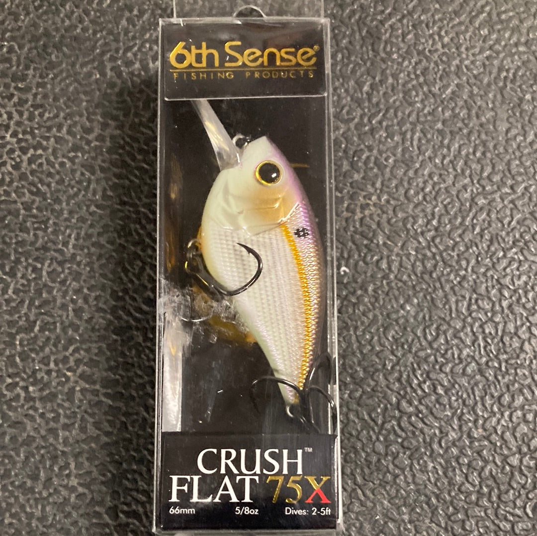 6th sense Crush Flat 75X Gizzard Shad