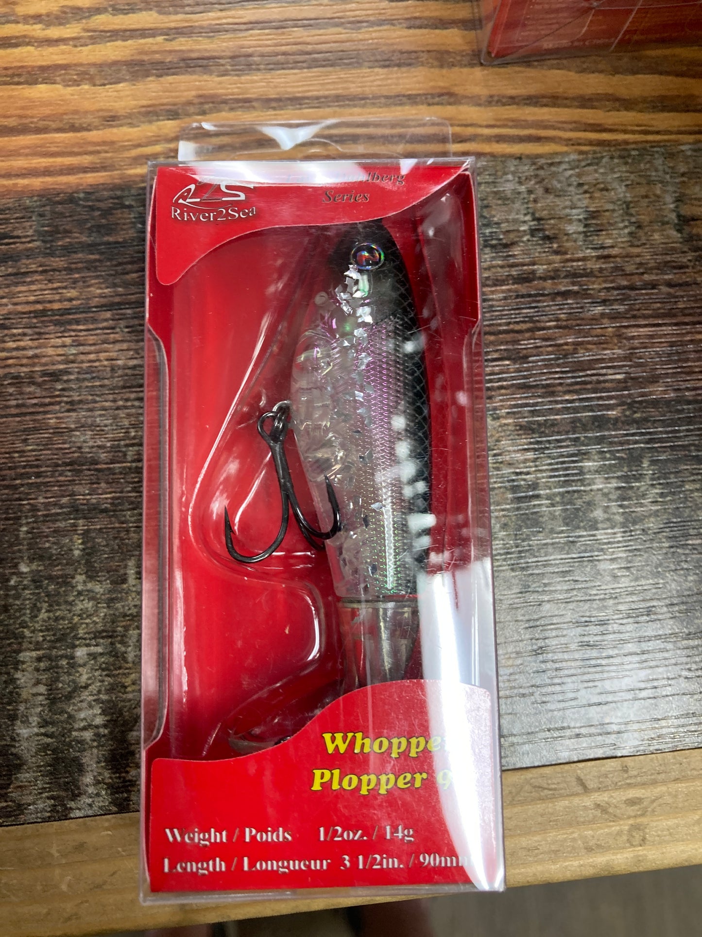 Whopper Plopper 90 1/2 oz. 3.5" Crystal Minnow