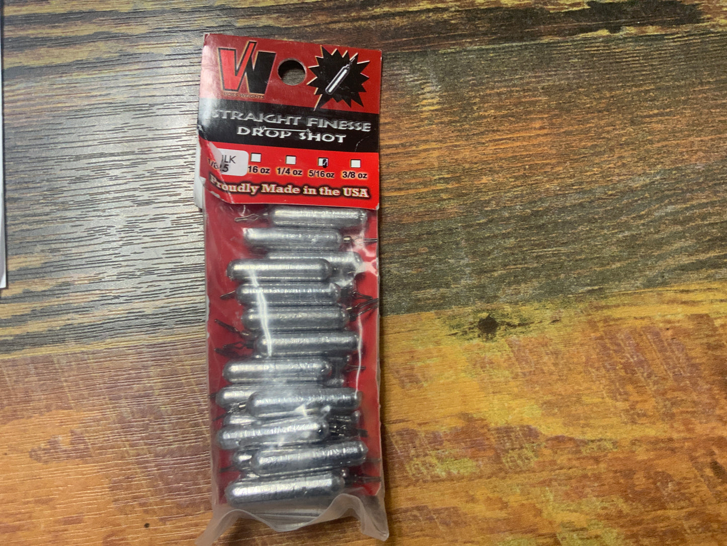 Voss Weights Finesse Drop Shot 5/16 oz.