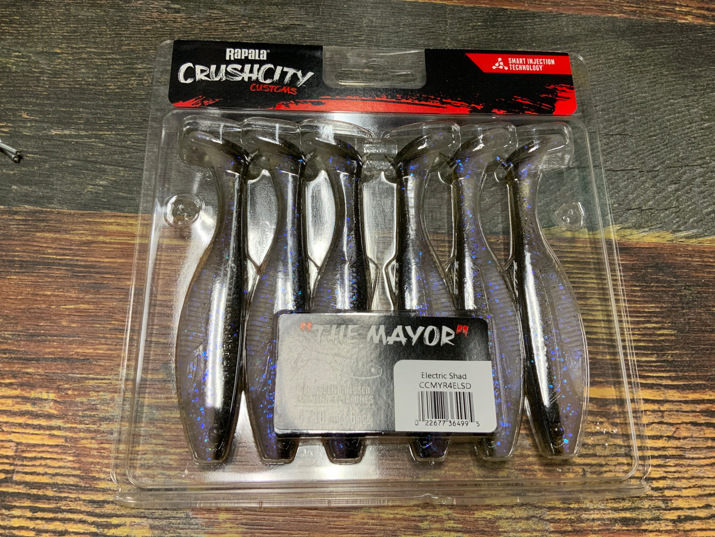 Rapala Crush City The Mayor - Electric Shad