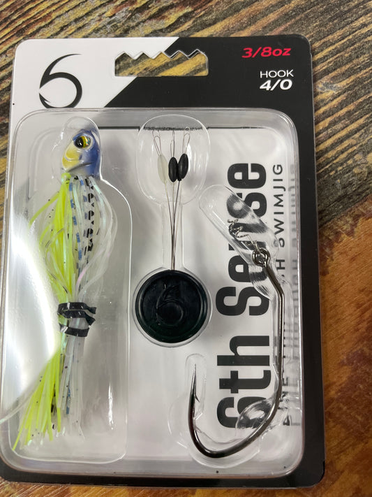 6th Sense Line Through Swim Jig 3/8 oz 4/0 Sexified Shad