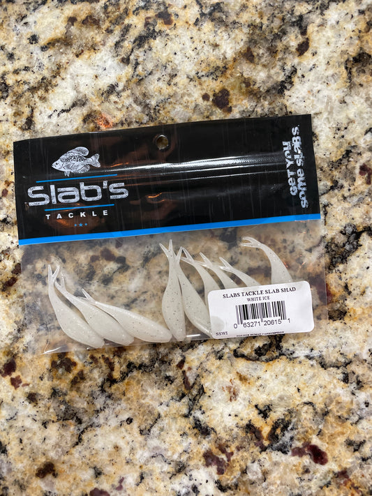 Slab’s Tackle White ice