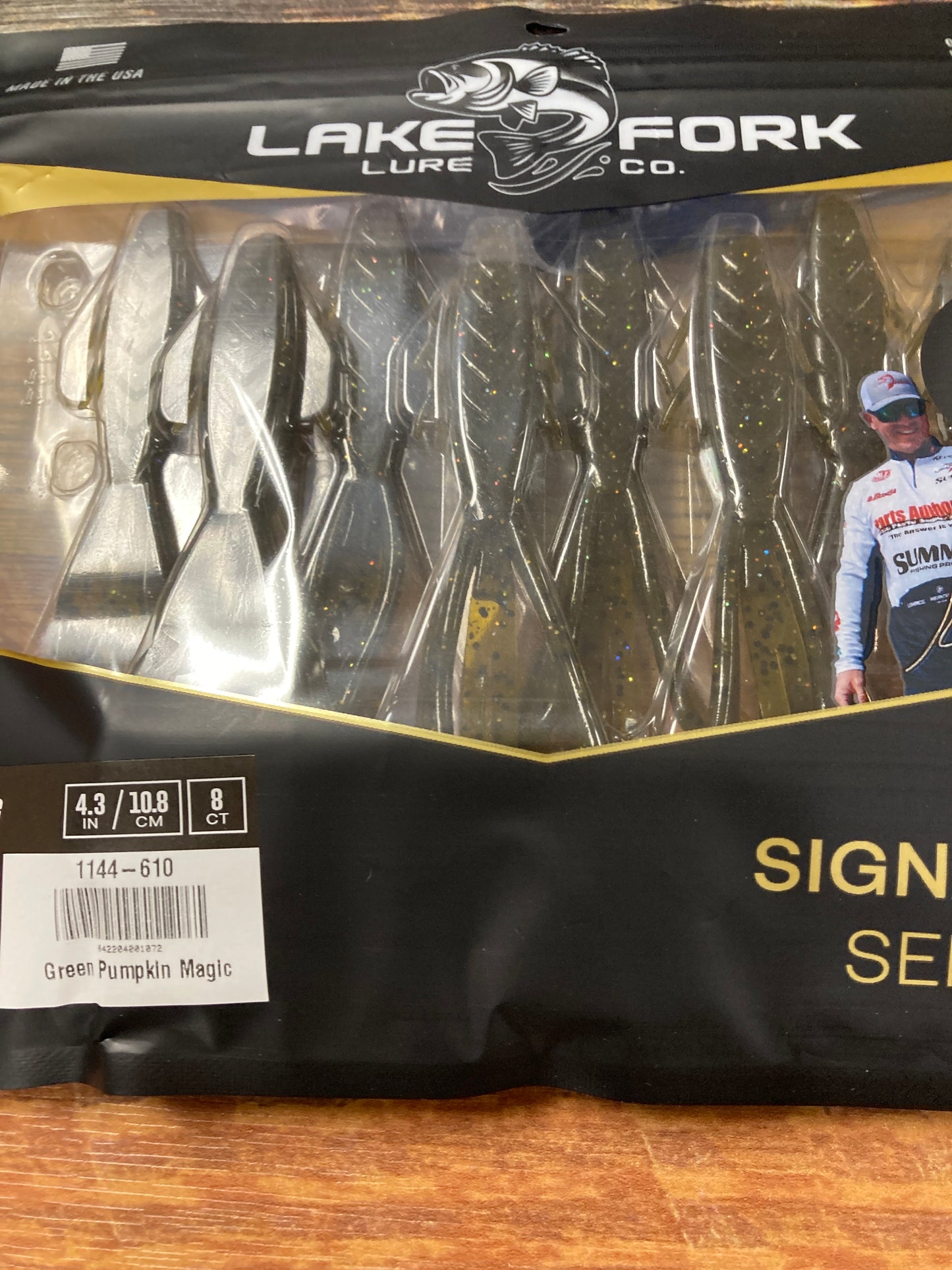 Lake Fork Lures Pro Hog Green Pumpkin Magic