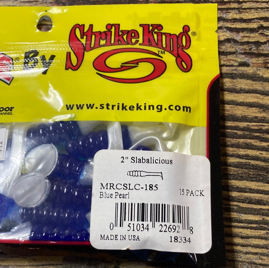 Mr Crappie 2” Shabalicious  Blue Pearl