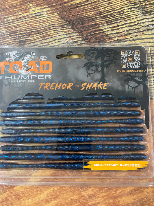 Toad Thumper Tremor Shake Blue Black Flake