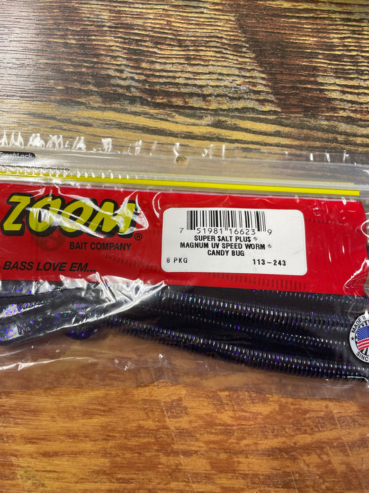 Zoom Magnum UV Speed Worm Candy Bug