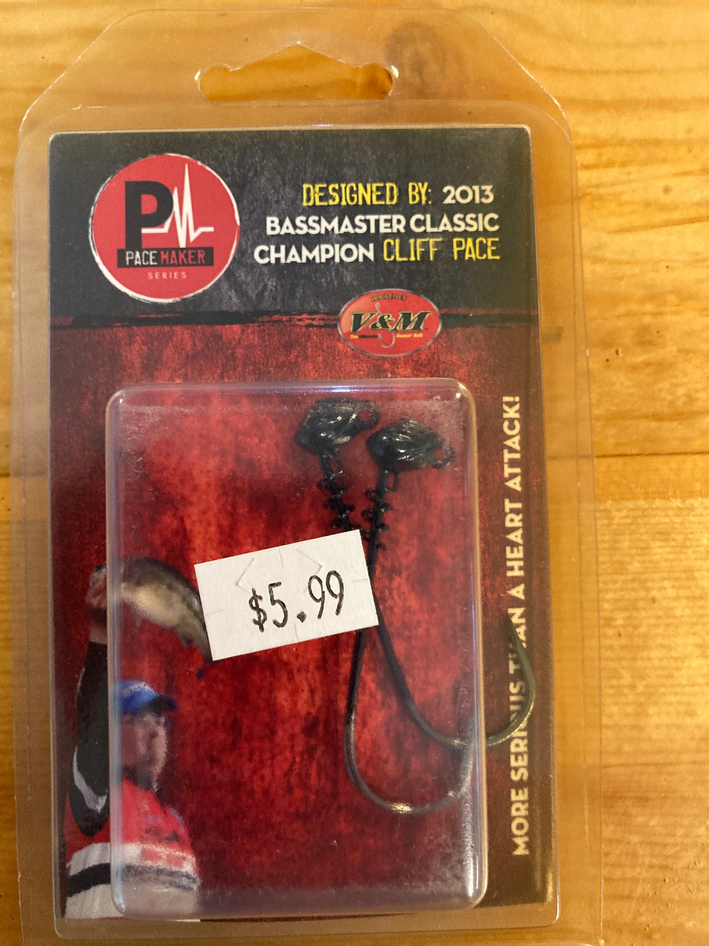 V&M Shakey Head 1/8oz. Black