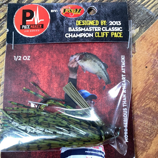 V&M Pacemaker Flatline Football Jig 1/2 oz. Money Maker