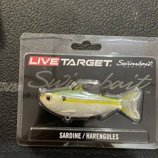 Live Target Swimbait Sardine/Harengules 3 1/2” 1/2 oz.