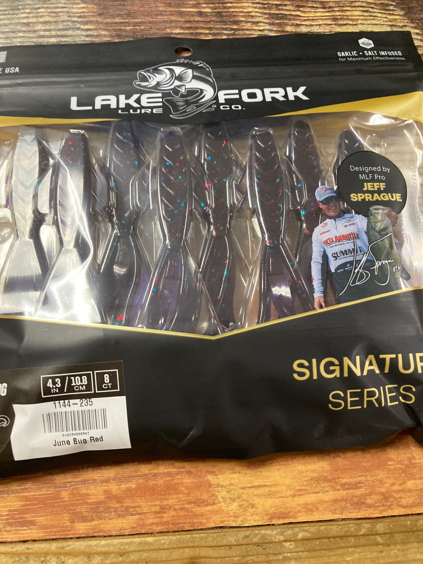 Lake Fork Lures June Bug Red