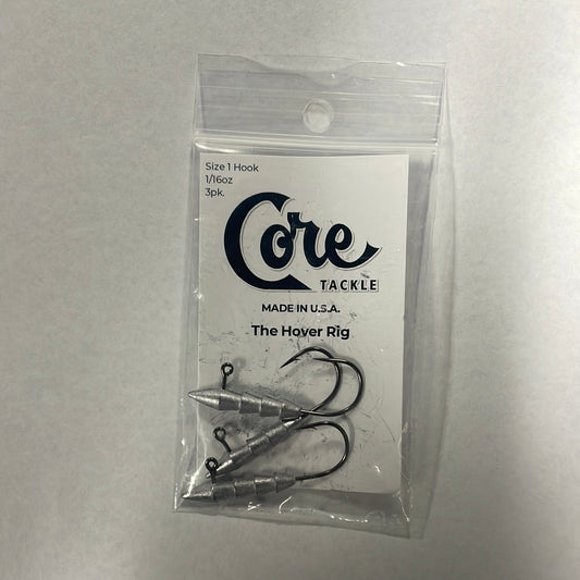 Core Tackle The Hover Rig Size 1 Hook 1/16 oz 3pk