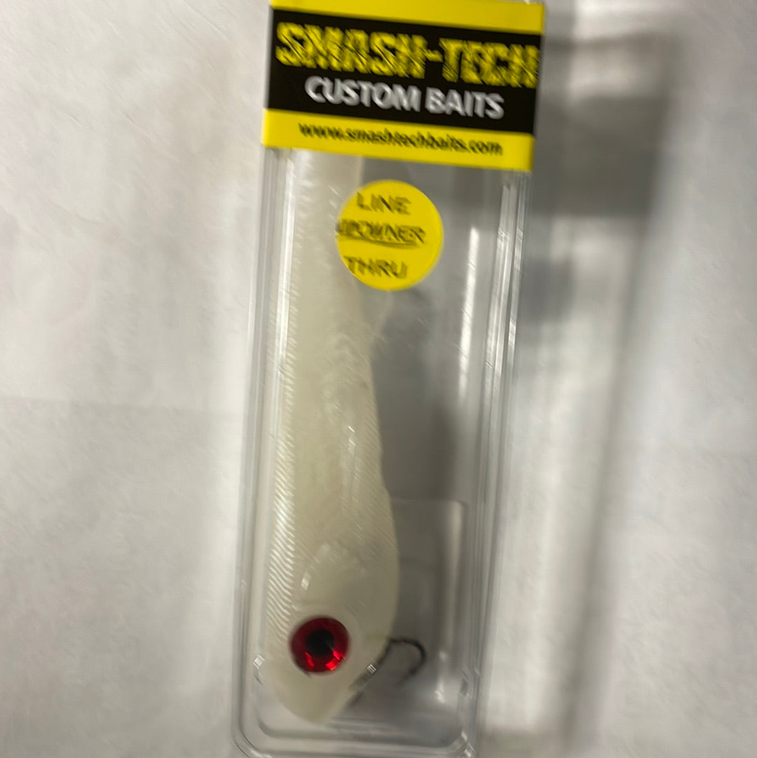 Smash Tech Swimbait 6” Pearl White