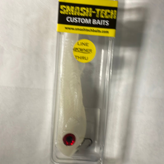 Smash Tech Swimbait 6” Pearl White