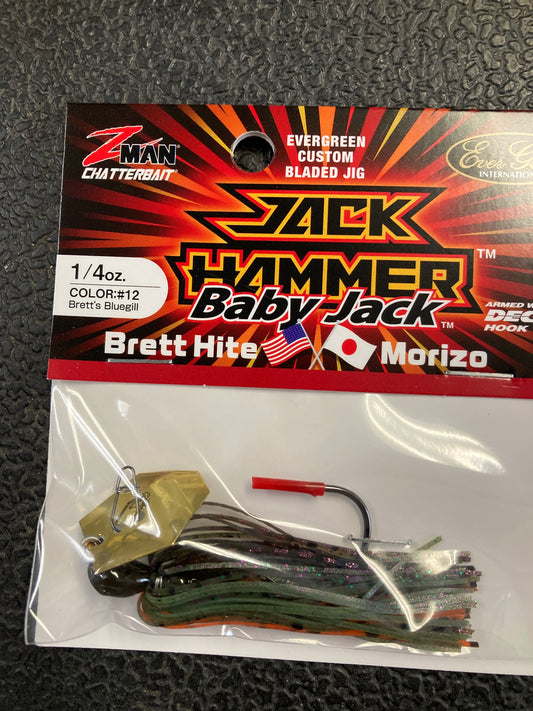 Z Man Jack Hammer Baby Jack 1/4 oz. Brett's Bluegill