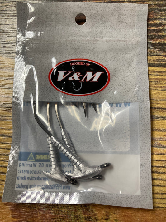 V&M Xeno Grip Hook 3pk 1/8 oz
