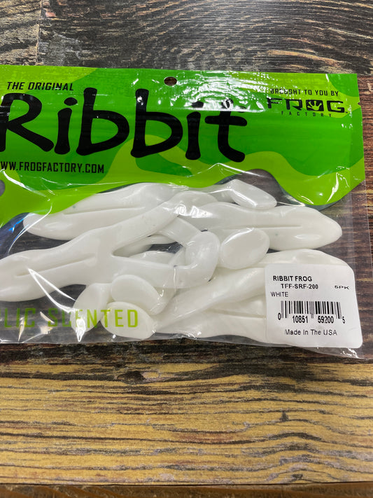 Ribbit Frog - White