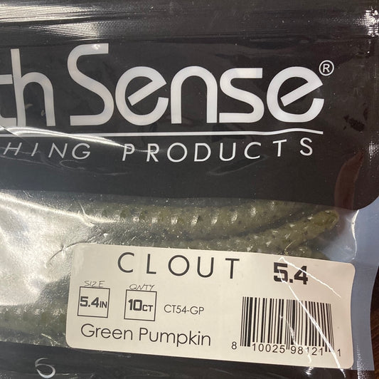 6th Sense Clout 5.4" Green Pumpkin