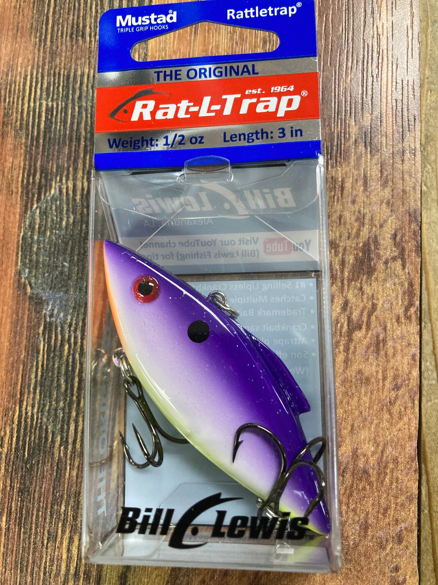 Bill Lewis Rat L Trap 1/2 oz Royale