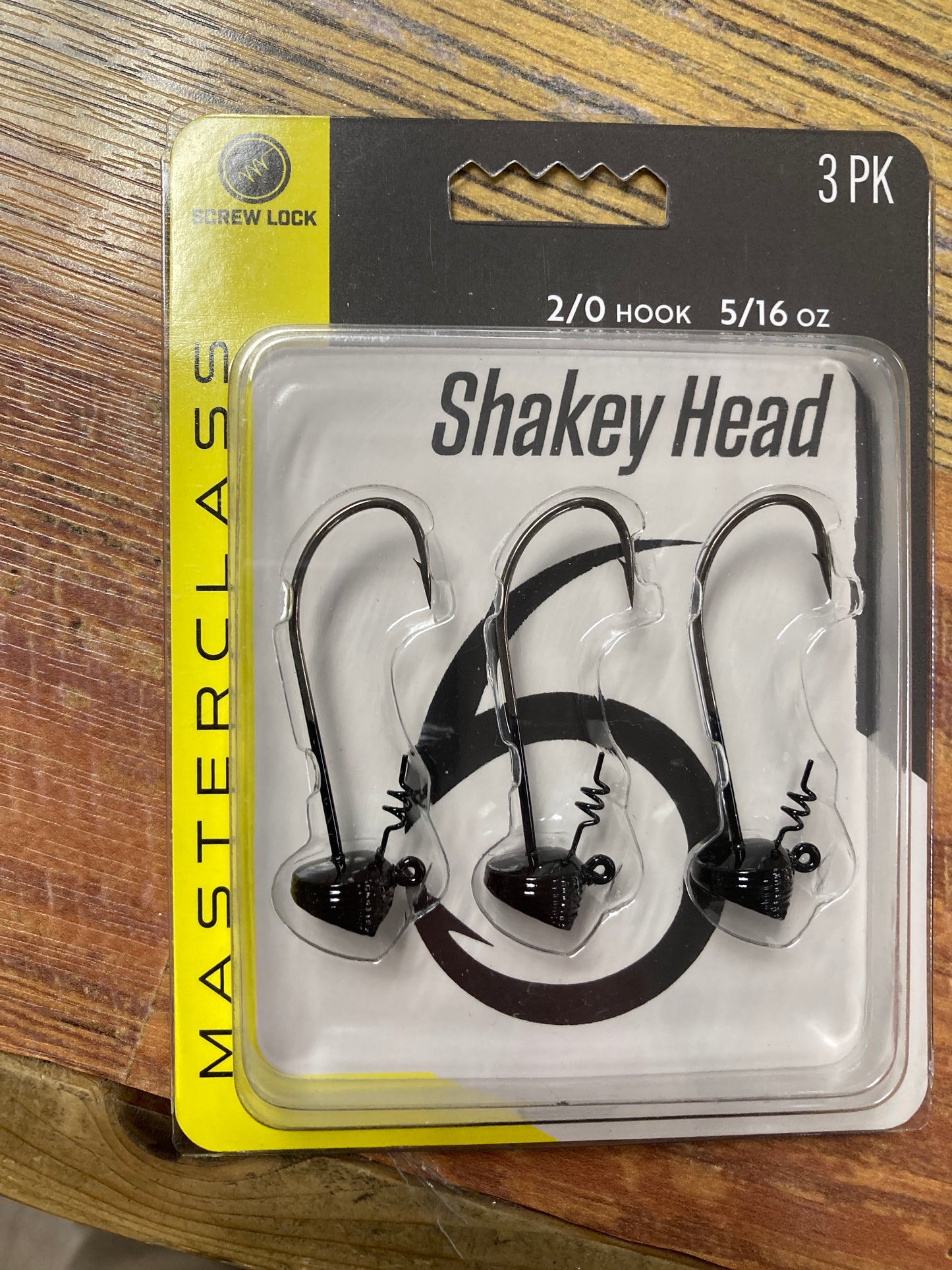 6th Sense Masterclass Shakey Head 5/16 oz. 2/0 - Black