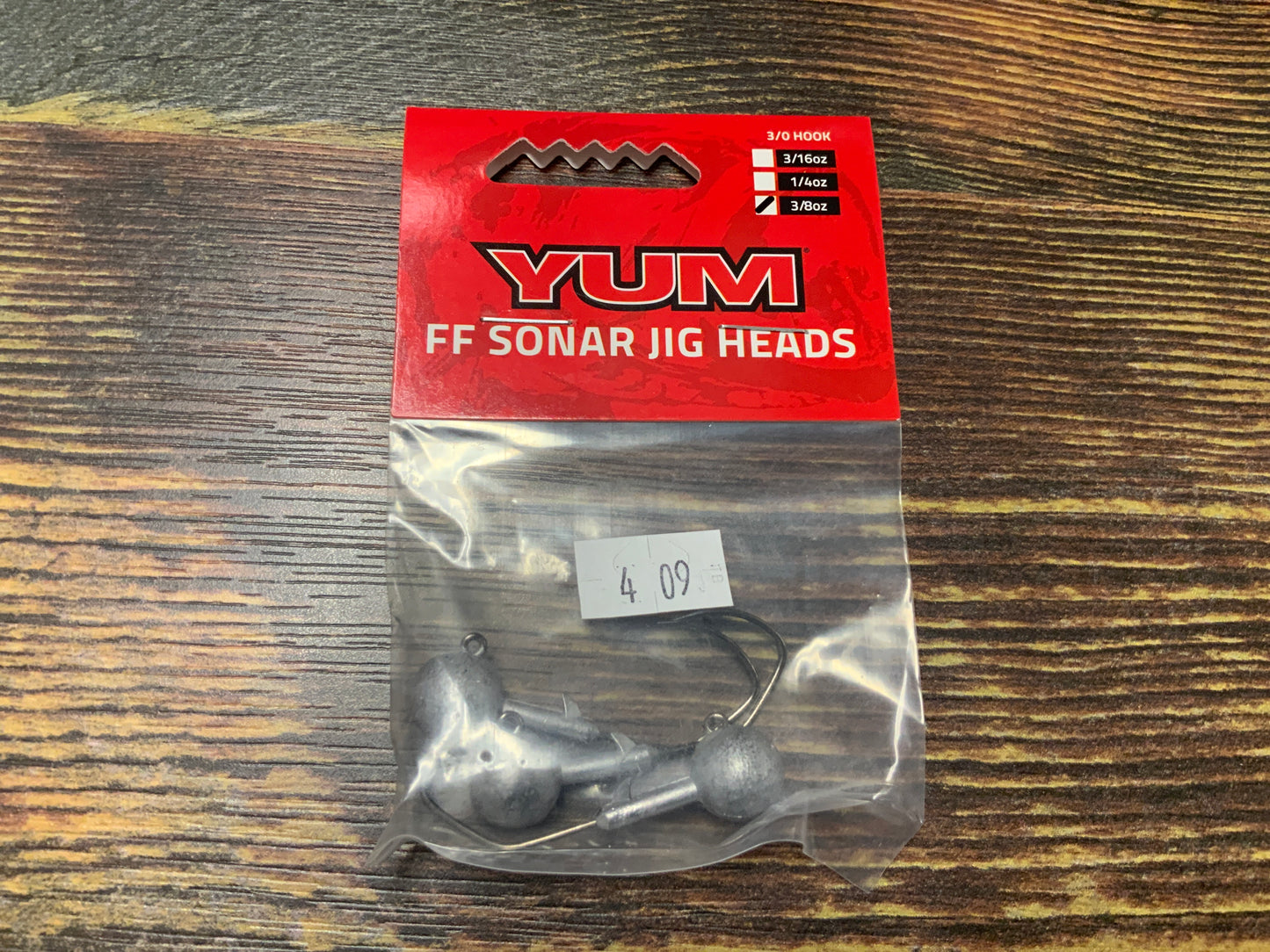 Yum FF Sonar Jig 3/8 oz. 3/0 - Raw