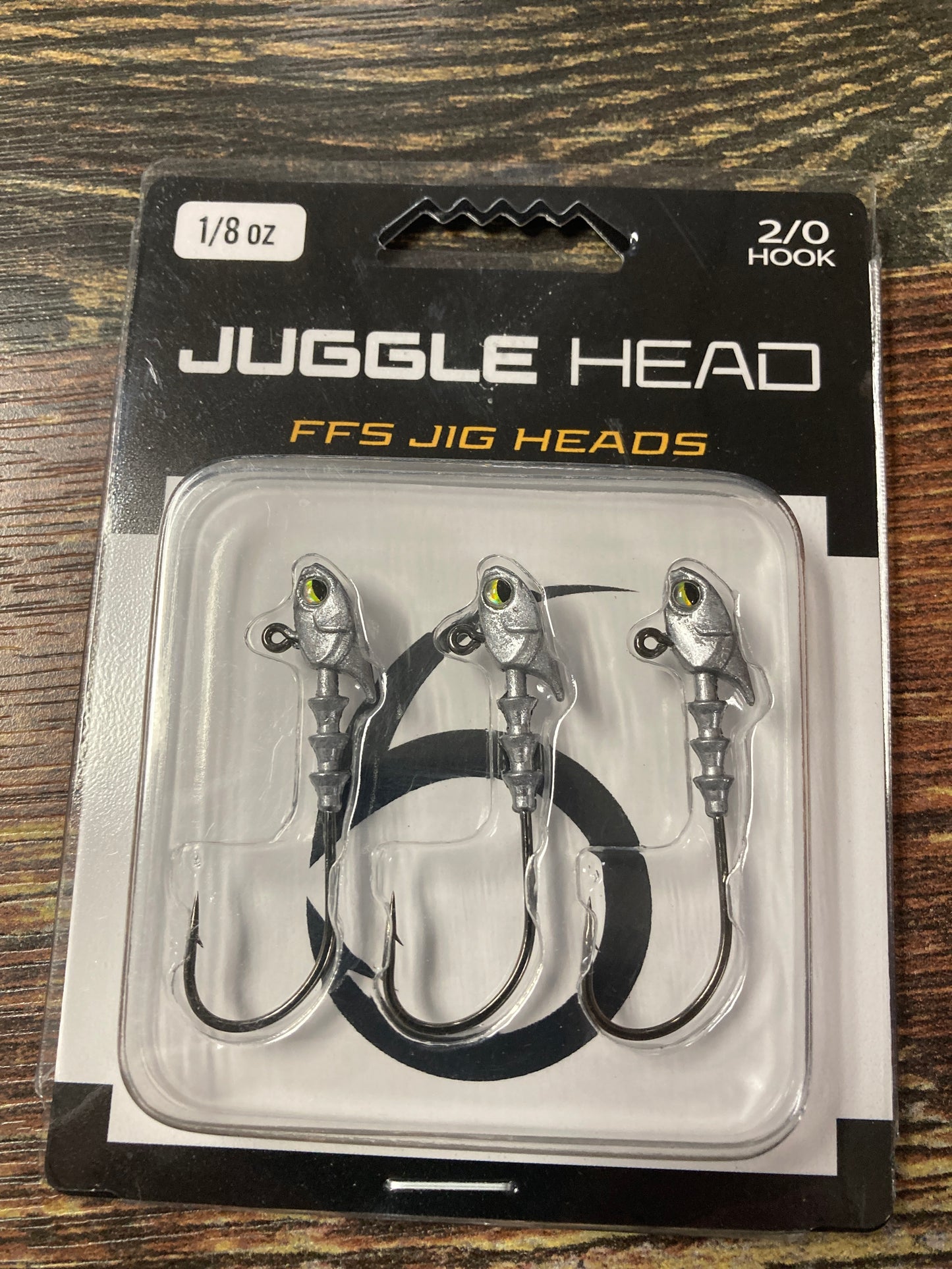 6th Sense Juggle Head FFS Jig Heads 1/8 oz Raw 2/0 Hook