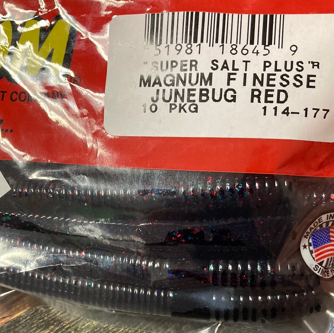 Junebug Red Zoom Mag Finesse - Junebug Red – Lake Fork Resort