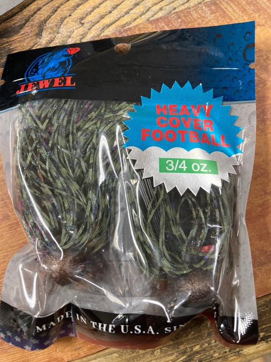 Jewel Football Jig 3/4 oz. Watermelon Candy