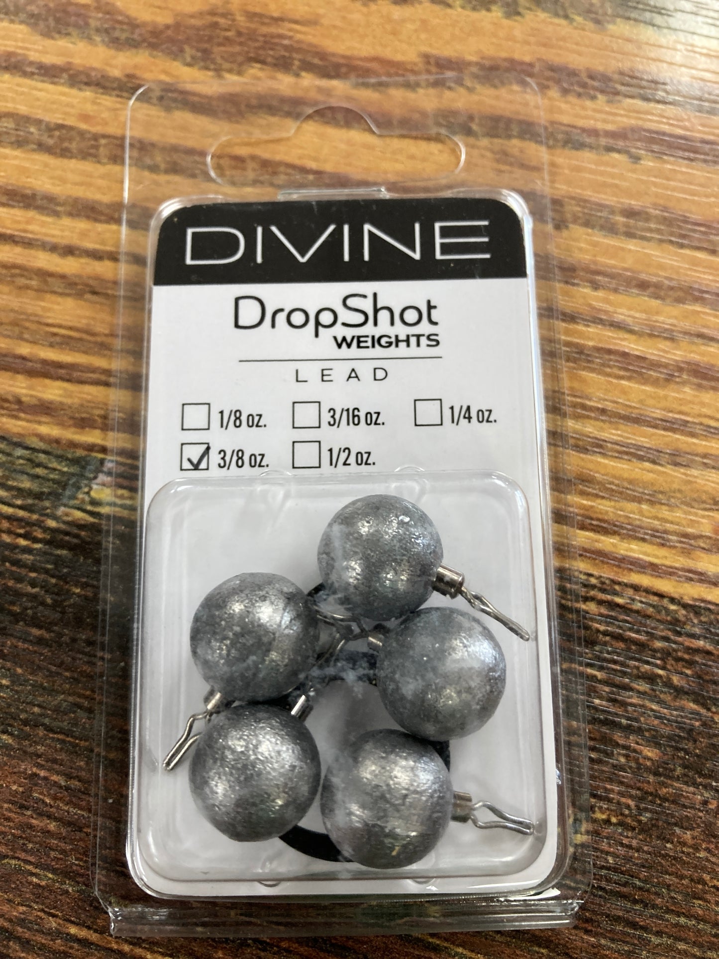 6th Sense Divine Drop Shot Weights 3/8 oz. Lead