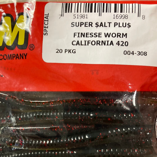 Zoom Finesse Worm - California 420