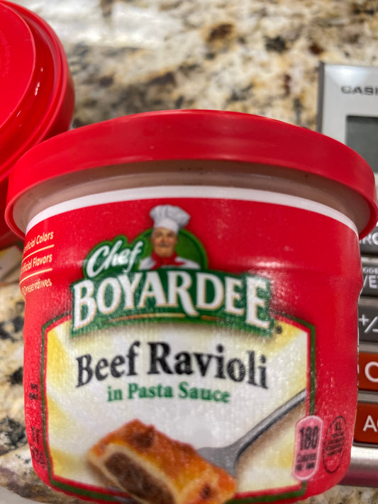 Chef Boyardee Beef Ravioli