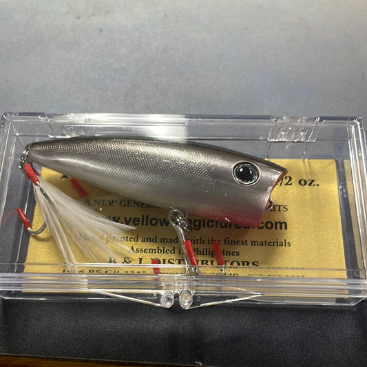 Yellow Magic Magnum Popper - Smoke Shad