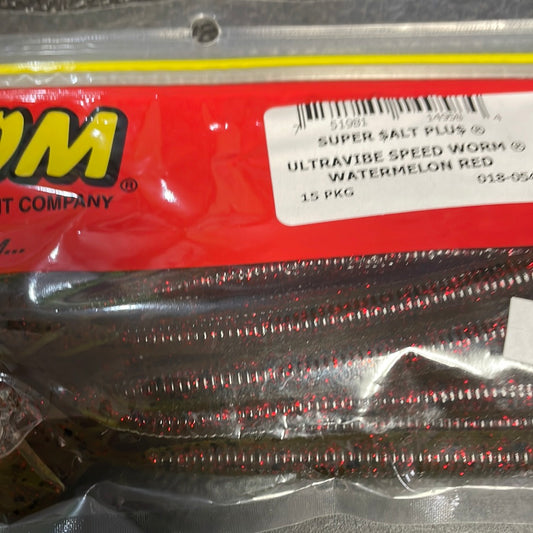 Zoom UV Speed Worm - Watermelon Red