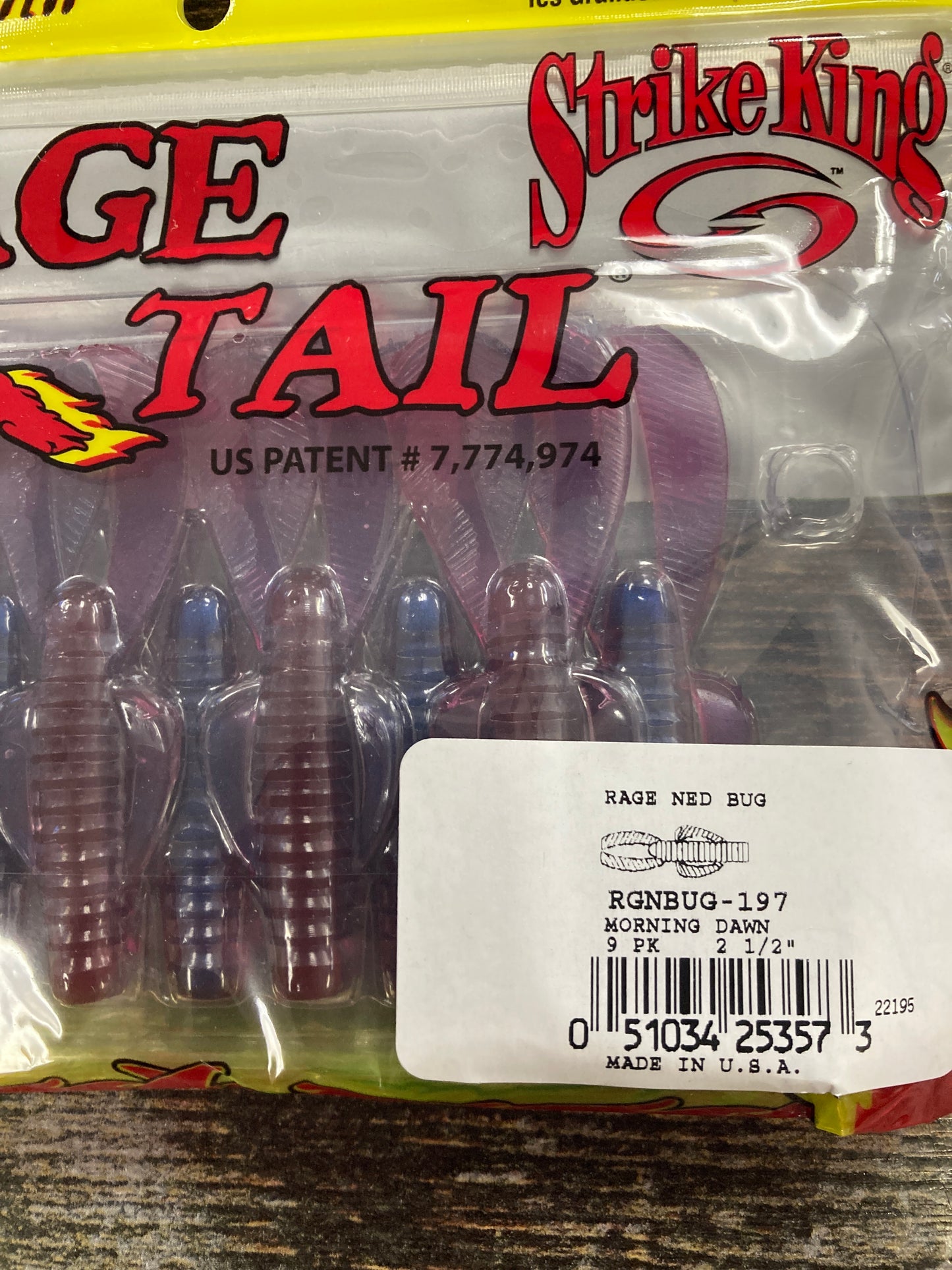 Strike King Rage Ned Bug - Morning Dawn