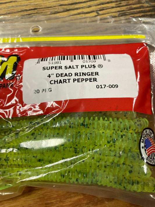 Zoom Dead Ringer 4" Chartreuse Pepper