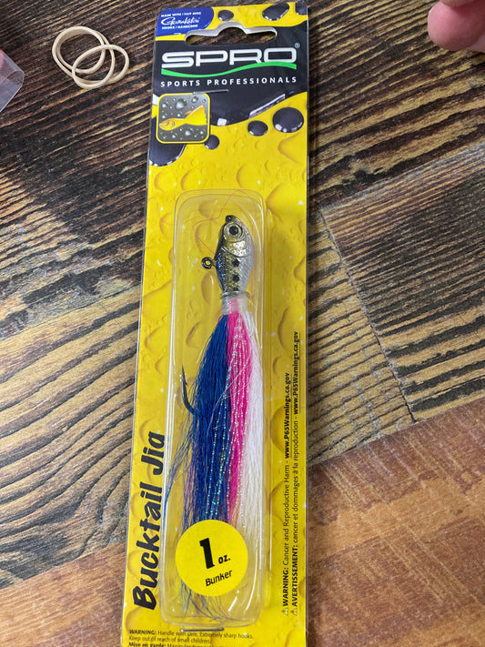 SPRO Bucktail Jig 1 oz. Bunker
