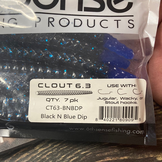6th Sense Clout 6.3" Black N Blue Dip