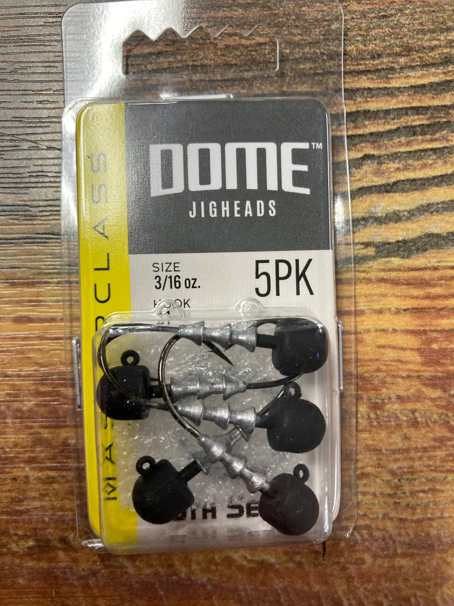 Dome Jigheads 3/16 oz. Matte Black