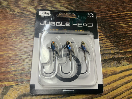 6th Sense Juggle Head Jig Head 3/16 oz. 4K Shad