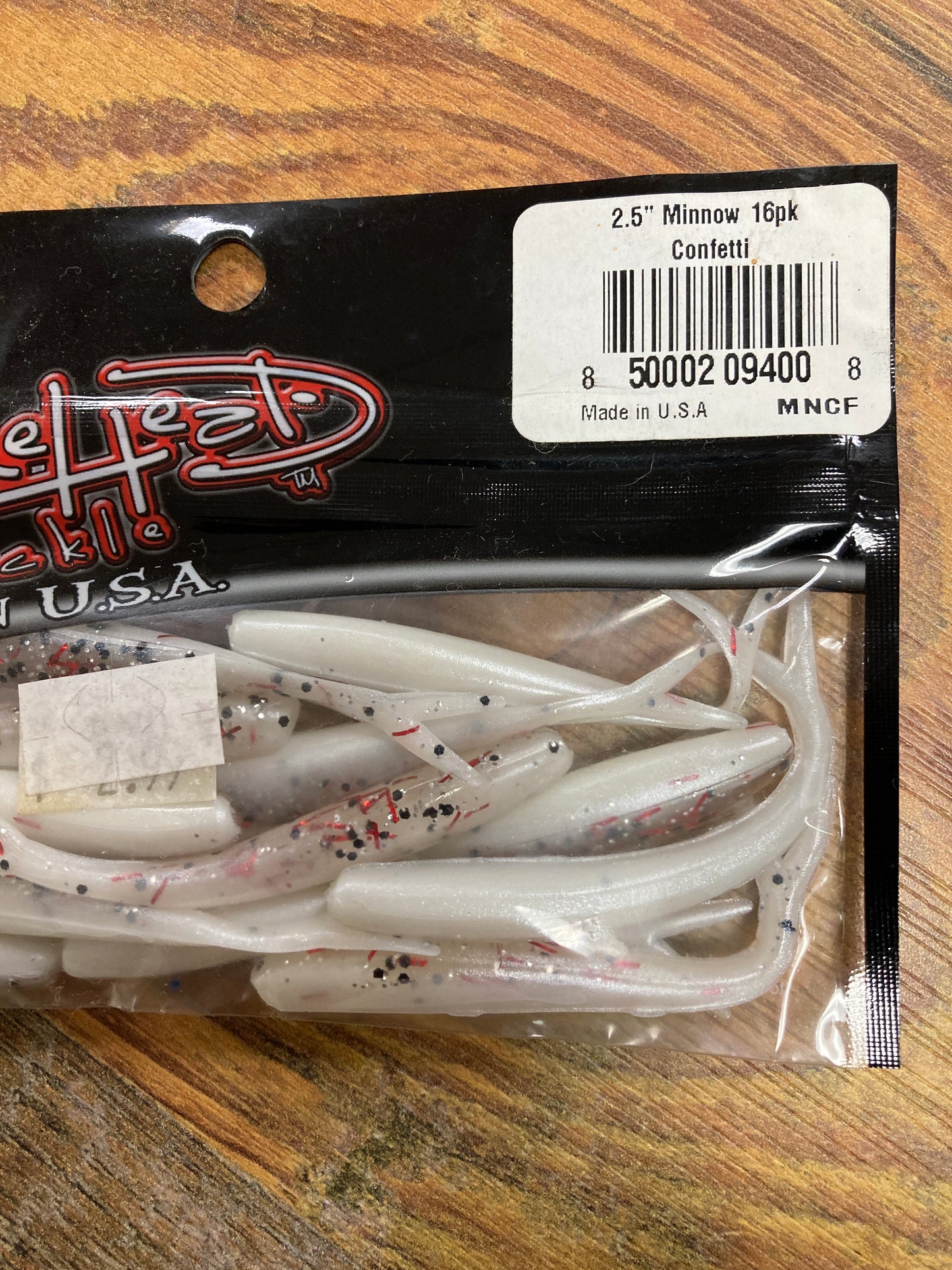 Bone Head Minnow 2.5” Confetti
