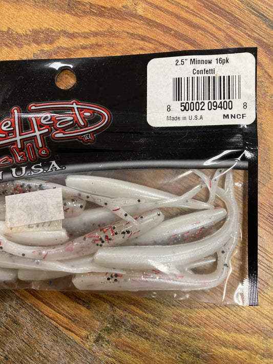 Bone Head Minnow 2.5” Confetti
