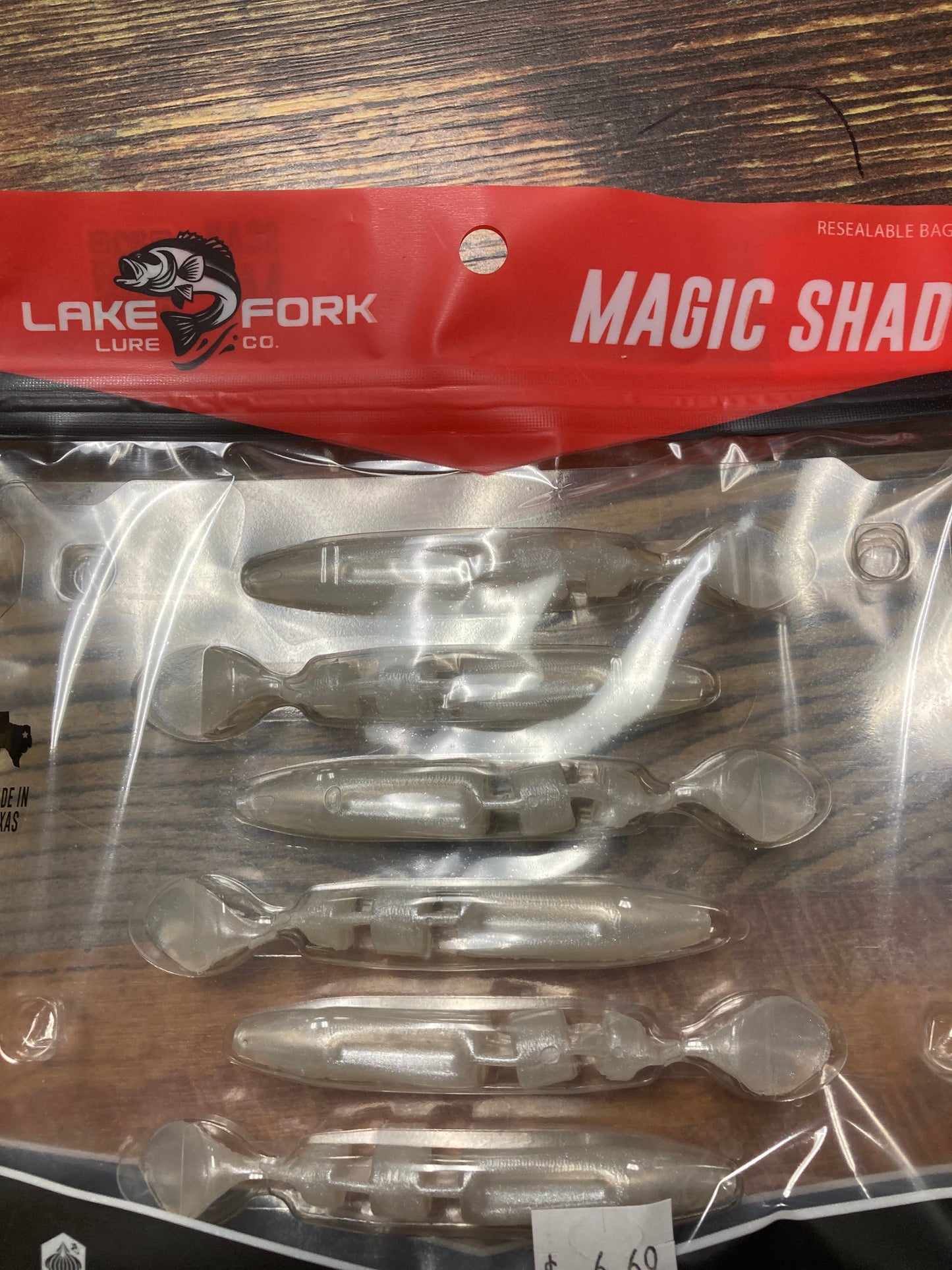Lake Fork Lures Magic Shad Pearl